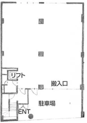 白橋ビルの基準階図面
