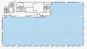日本生命渋谷アネックスビルの基準階図面