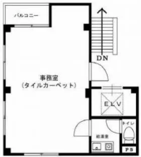 八千代ビルの基準階図面