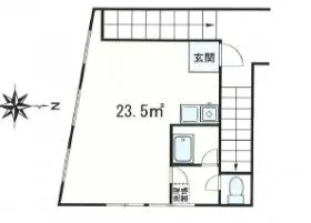 佐藤ビルの基準階図面