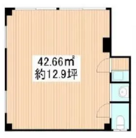 フレックシオンODAビルの基準階図面