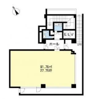 エスポワール・2ビルの基準階図面