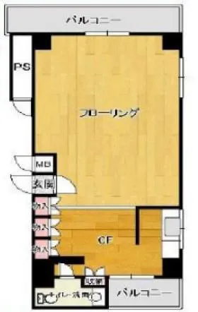 八柱ビルの基準階図面