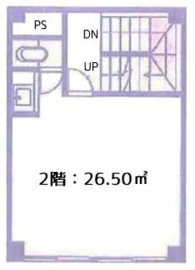 ニュー飯田橋ビルの基準階図面