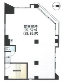 大塚ビルの基準階図面