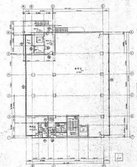 (仮称)西麻布三丁目ビルの基準階図面