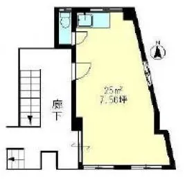 田村ビルの基準階図面