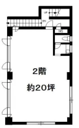 グリーンプラザビルの基準階図面