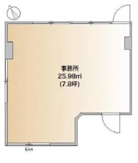 パレスアキバビルの基準階図面