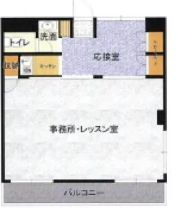 サンパトラ鶴川ビルの基準階図面