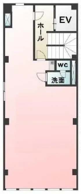 カメラ太陽堂ビルの基準階図面