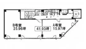 Marutaビルの基準階図面