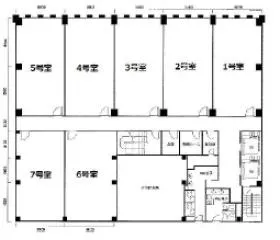 セントアーバンビルの基準階図面