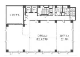 ミタビルの基準階図面