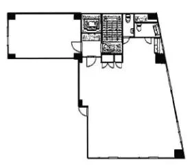 千代田岩本ビルの基準階図面