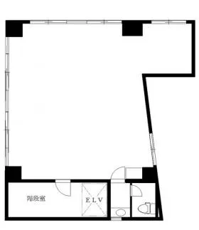 出版輸送ビルの基準階図面