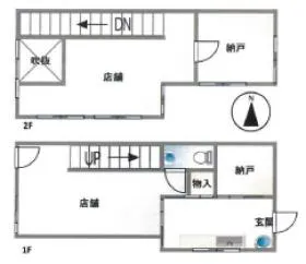 6号通り店舗ビルの基準階図面