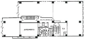 産報佐久間ビルの基準階図面