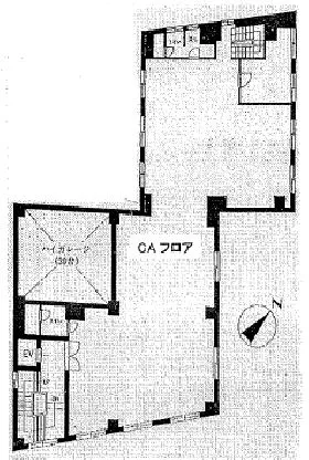 福井ビルの基準階図面
