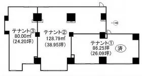 武蔵小杉小田切マンションビルの基準階図面
