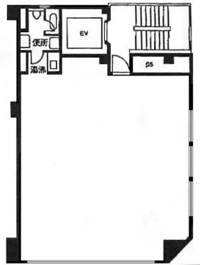 砂川ビルの基準階図面