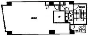 SC赤坂ビルの基準階図面