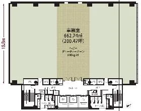 ヒューリック御茶ノ水ビルの基準階図面