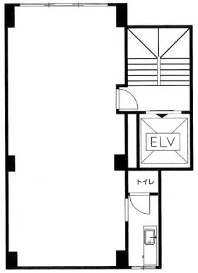 大井西銀座ビルの基準階図面