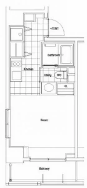 コートモデリア秋葉原の基準階図面