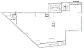 仮称)西新宿PINE NEEDLEの基準階図面