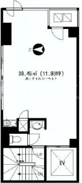 ダイコービルの基準階図面
