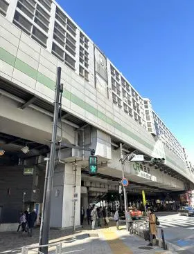神田駅前高架下ビルの外観