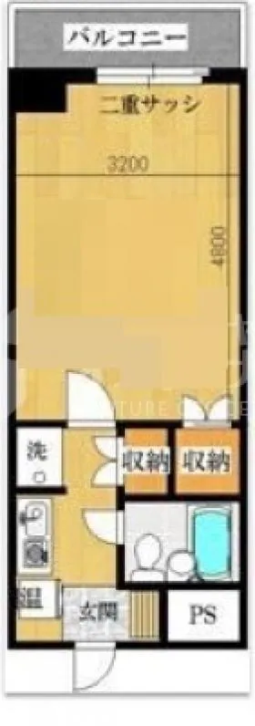 シティアドバンスの基準階図面