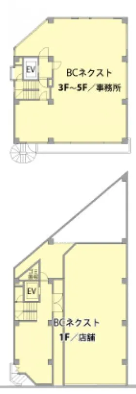 BCネクストの基準階図面