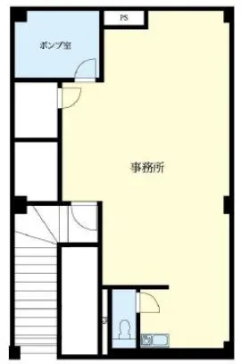 清水惣ビルの基準階図面