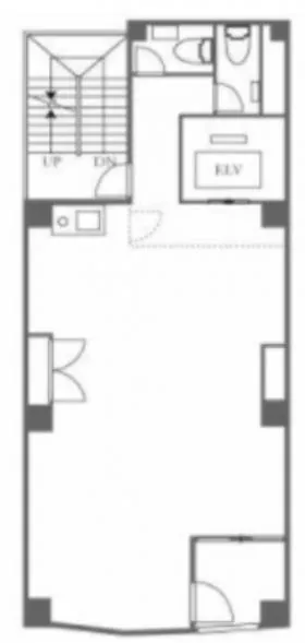 山手ビル5号館の基準階図面