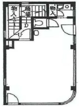 ヒカリビルの基準階図面