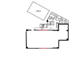 ワタヤコスモスビルの基準階図面