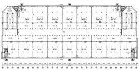 TRC物流ビルBの基準階図面