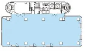 茅場町一丁目(旧日本生命茅場町)ビルの基準階図面
