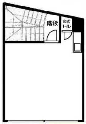 福田ビルの基準階図面