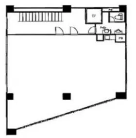 大宝ビルの基準階図面