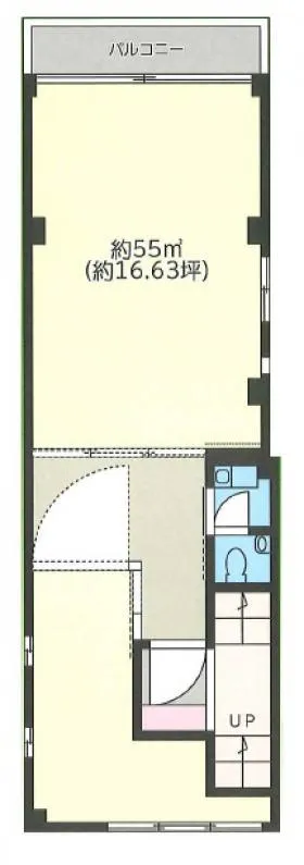 森本ビルの基準階図面