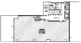 オーキッドプレイス人形町三丁目(旧:ユニゾ人形町三丁目ビル)の基準階図面