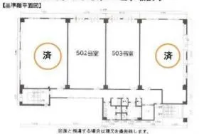 アーベインSTK栄町ビルの基準階図面