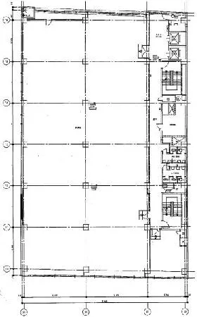 さくら堀留ビルの基準階図面