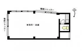 西山ビルの基準階図面