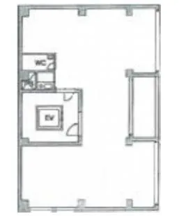 第2渡辺ビルの基準階図面