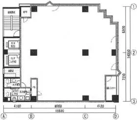 木下ビルディングの基準階図面