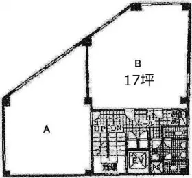 黒岩ビルの基準階図面